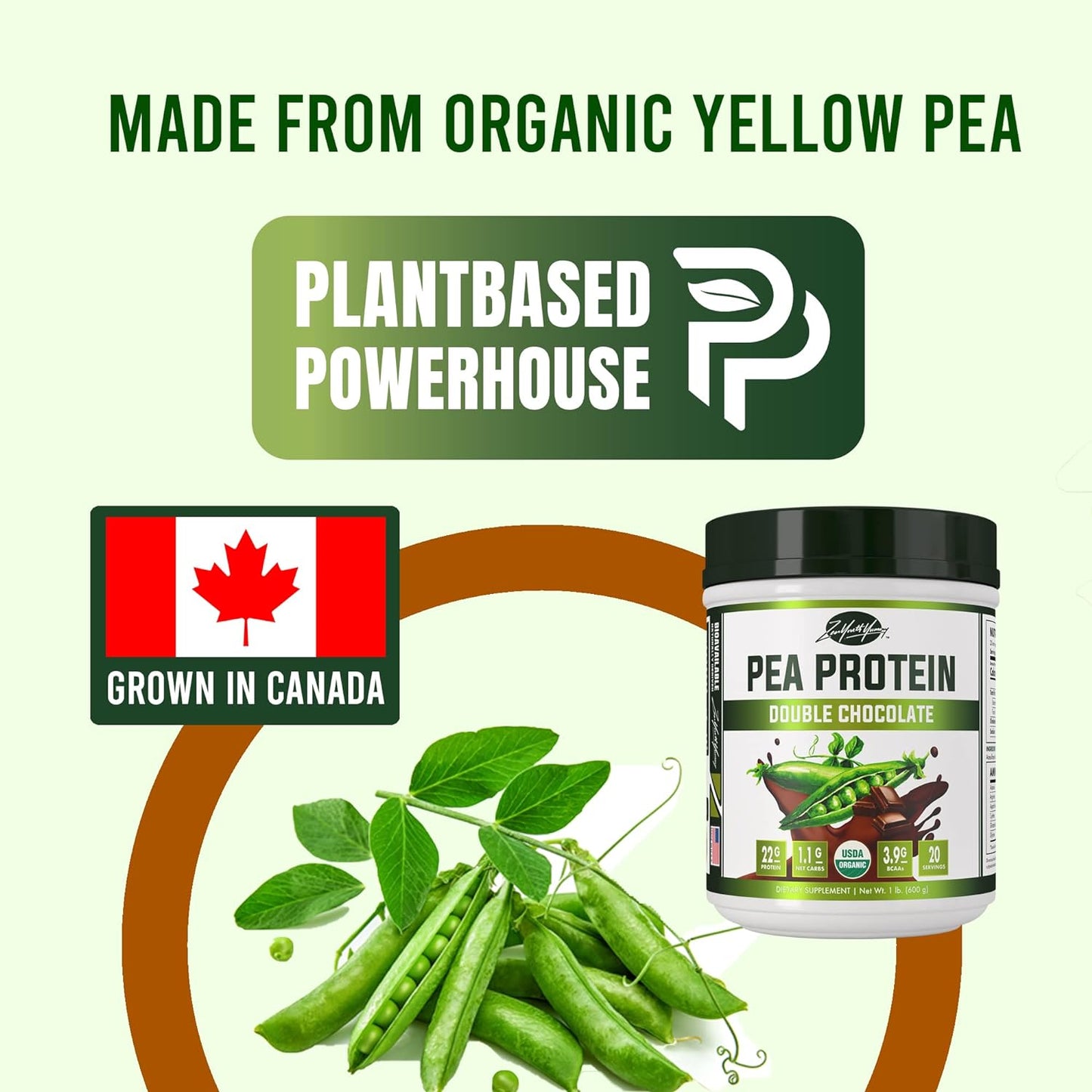 Organic Pea Protein Chocolate 600g
