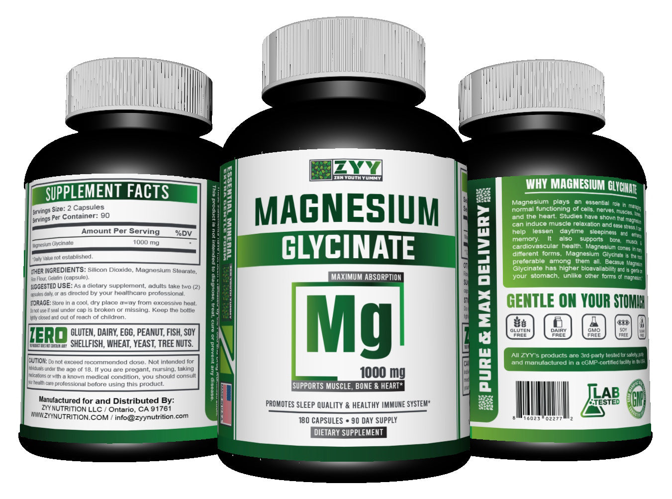 Magnesium Glycinate - 1000mg